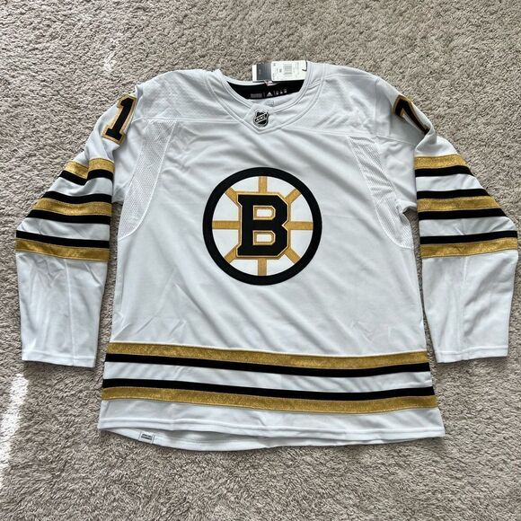 Adidas Boston Bruins Hockey Jersey Taylor Hall Centennial 100th - Picture 1 of 7